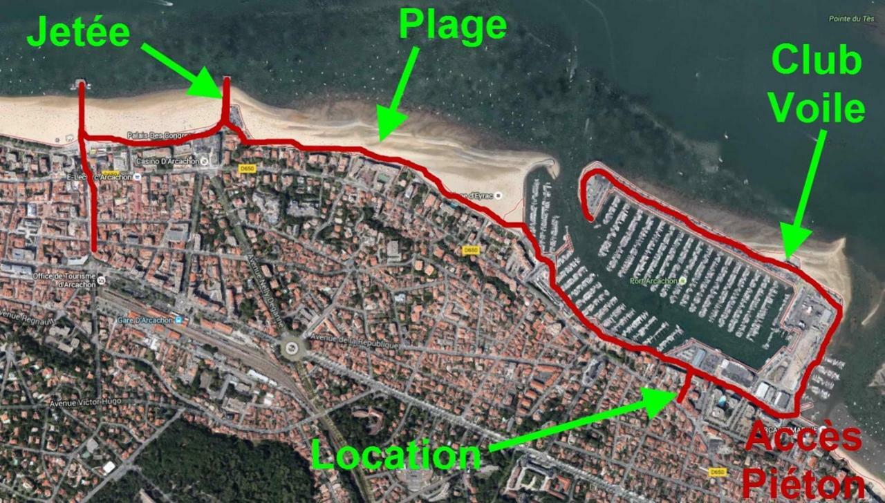 Les Pieds Dans L'Eau Διαμέρισμα Αρασόν Εξωτερικό φωτογραφία